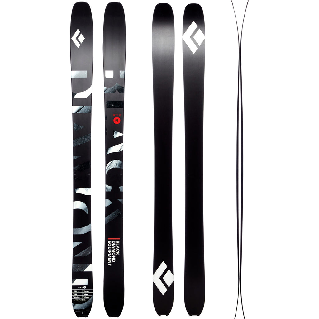 Esquís Sin Fijación  Impulse 98 Skis Black Diamond Negro 1