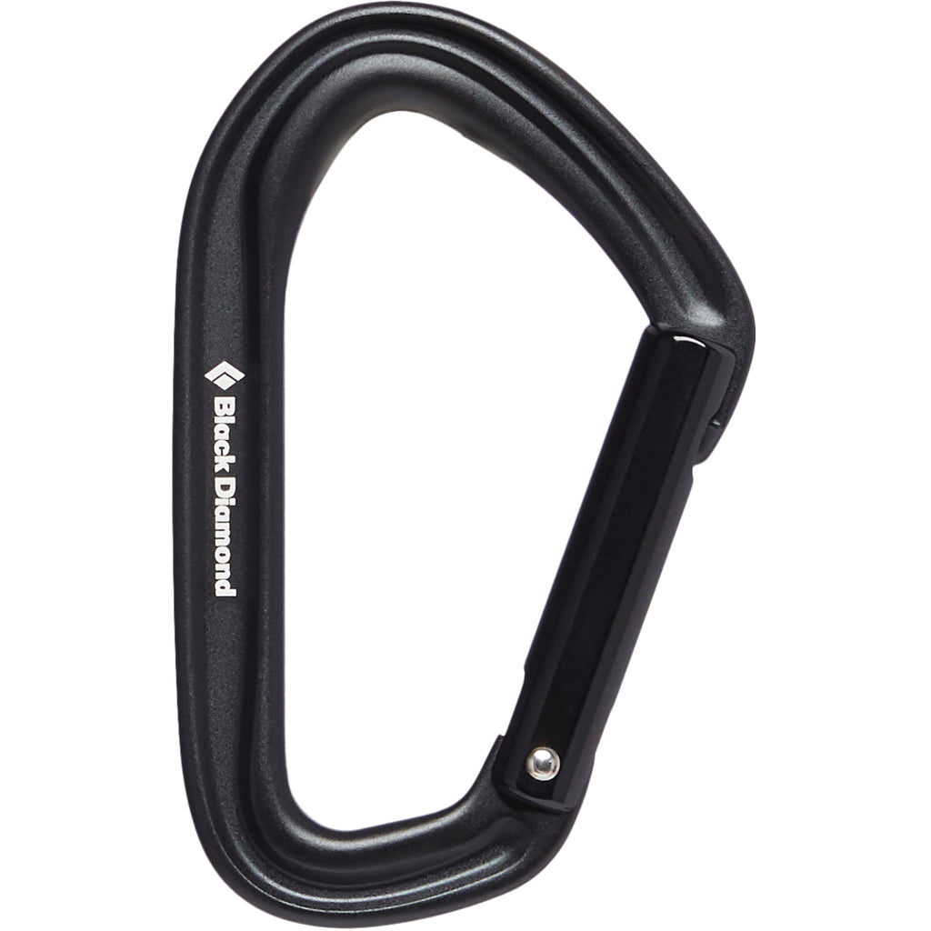 Mosquetón  Hotforge Straight Gate Black Diamond Negro 1