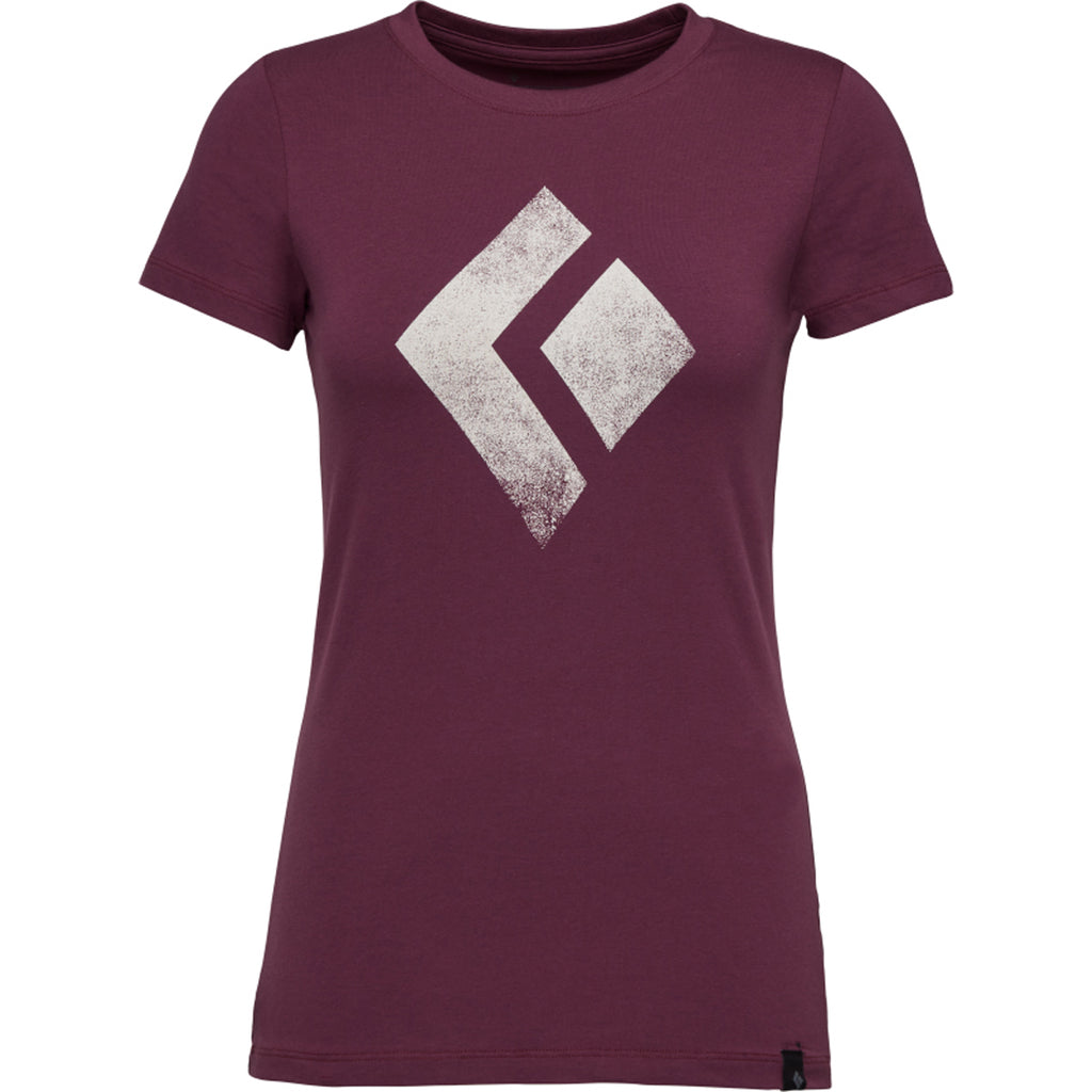 Camiseta Mujer W Ss Chalked Up Tee Black Diamond Rojo 1