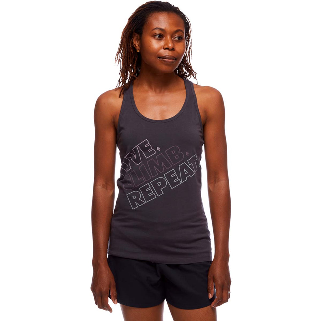 Camiseta De Tirantes Mujer W Live.Climb.Repeat. Tank Black Diamond Gris 3