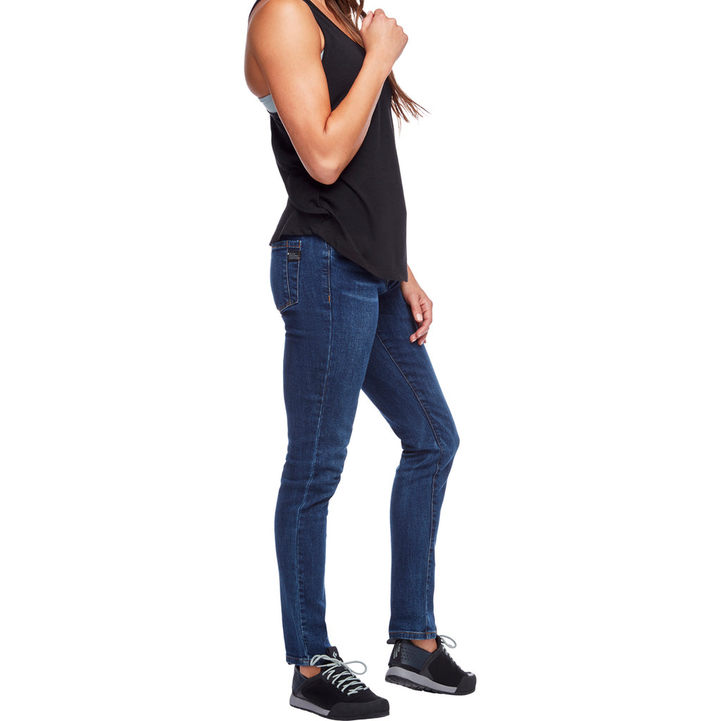 Pantalón Mujer W Crag Denim Pants Black Diamond Azul 2