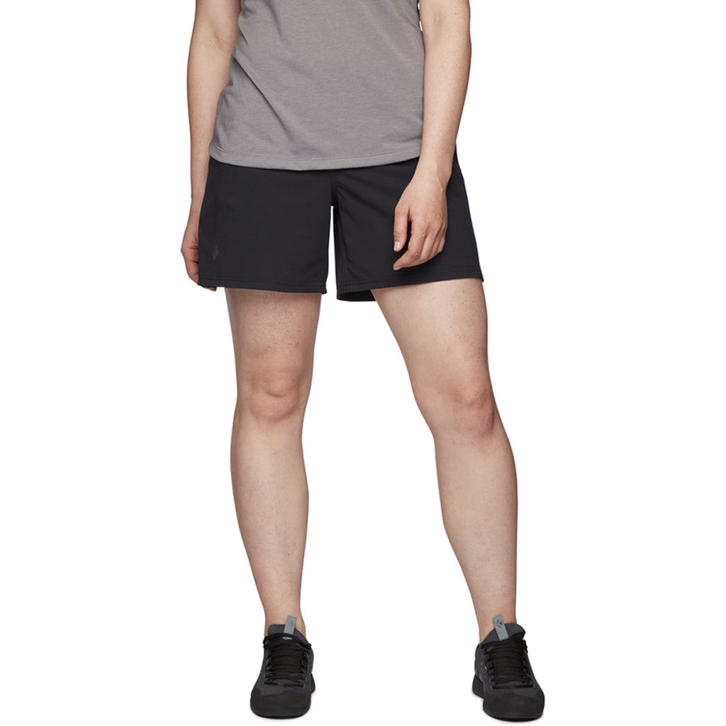 Pantalón Corto Mujer W Sierra Shorts Black Diamond Negro 2