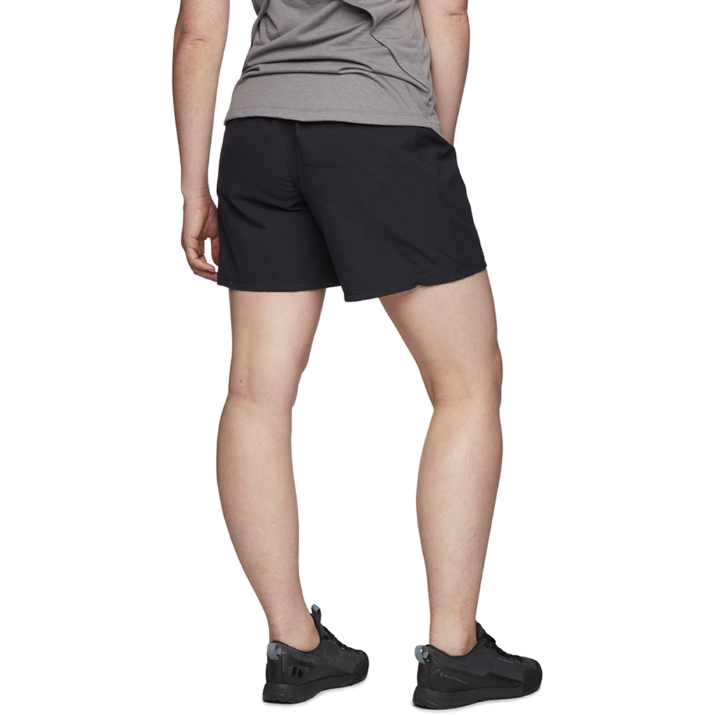 Pantalón Corto Mujer W Sierra Shorts Black Diamond Negro 3