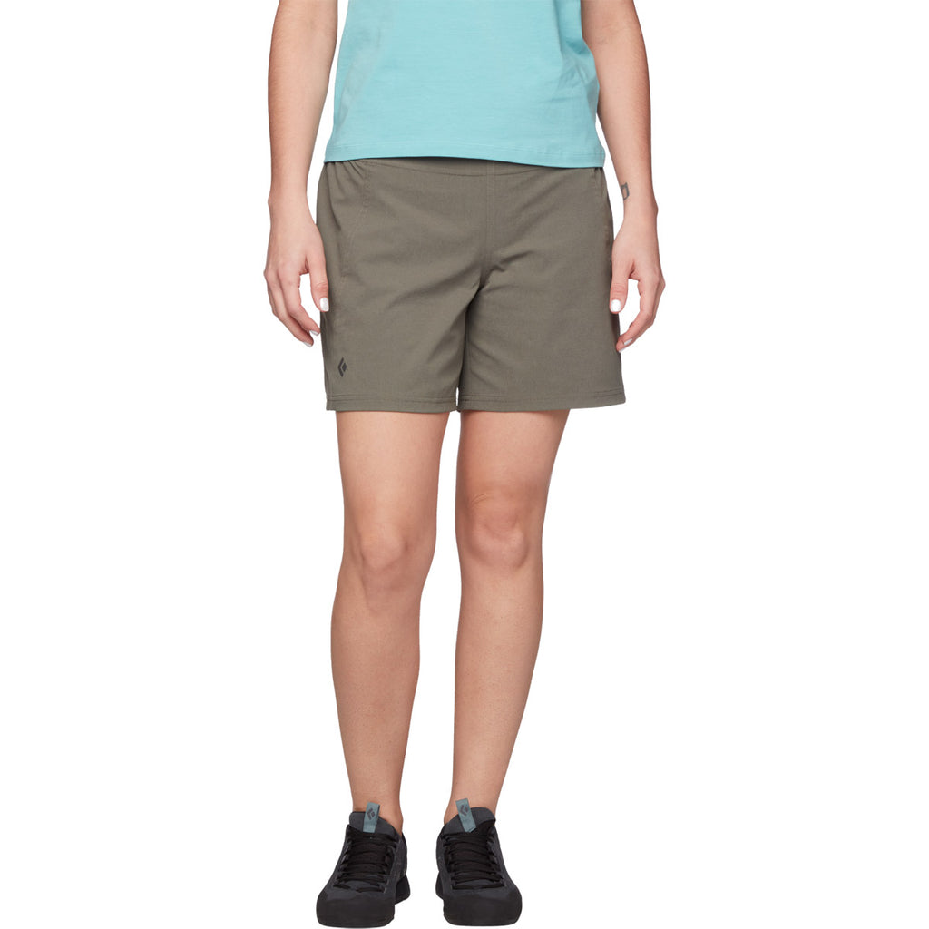 Pantalón Corto Mujer W Sierra Shorts Black Diamond Verde 1