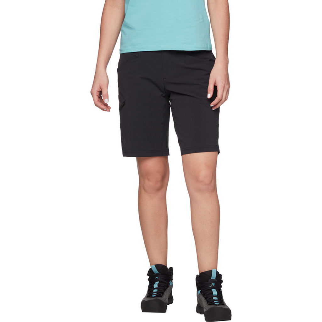 Pantalón Corto Mujer W Valley Shorts Black Diamond Negro 1