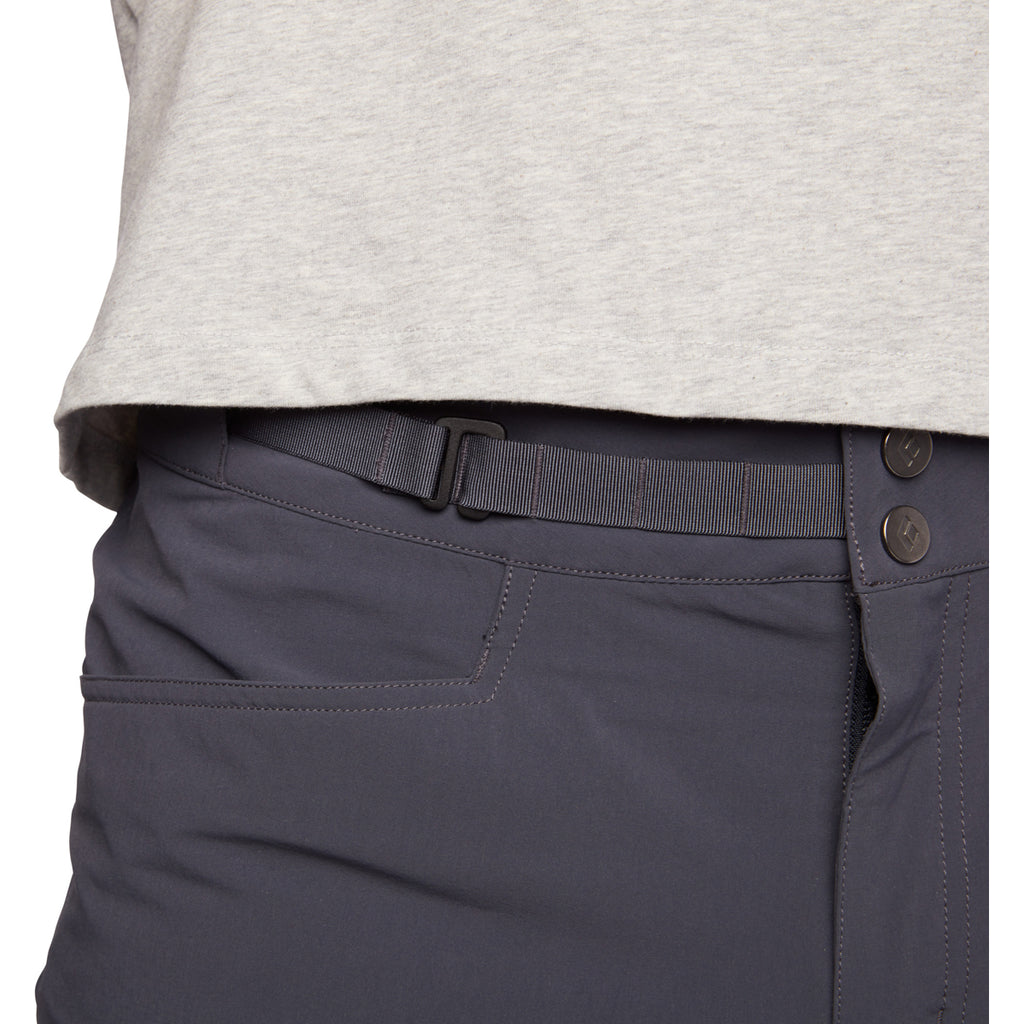 Pantalón Corto Hombre M Valley Shorts Black Diamond Gris 4