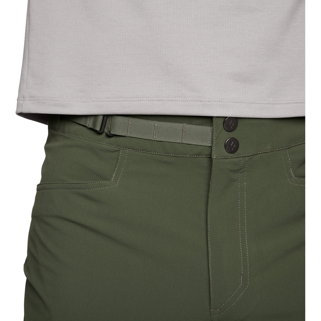 Pantalón Corto Hombre M Valley Shorts Black Diamond Verde 4