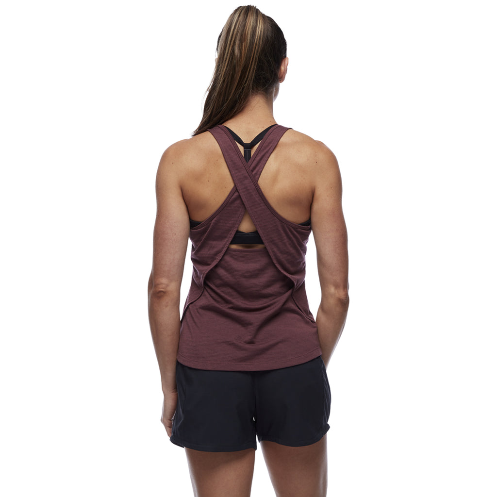 Camiseta De Tirantes Mujer W Splitter Tank Black Diamond Rojo 3