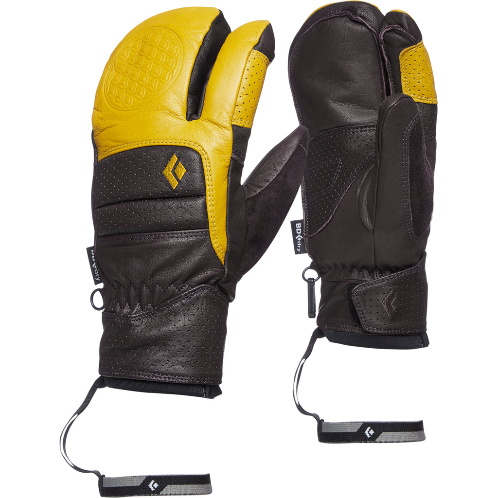 Guantes Mujer Women's Spark Angel Finger Black Diamond Amarillo 1