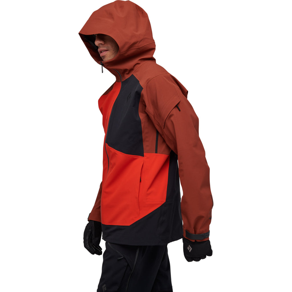 Chaqueta Hombre M Recon Stretch Ski Shell Black Diamond Rojo 4