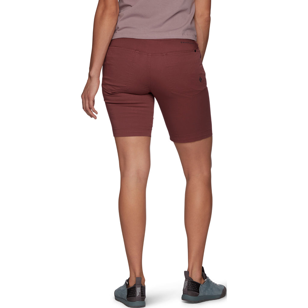 Pantalón Corto Mujer W Credo Shorts Black Diamond Rojo 2