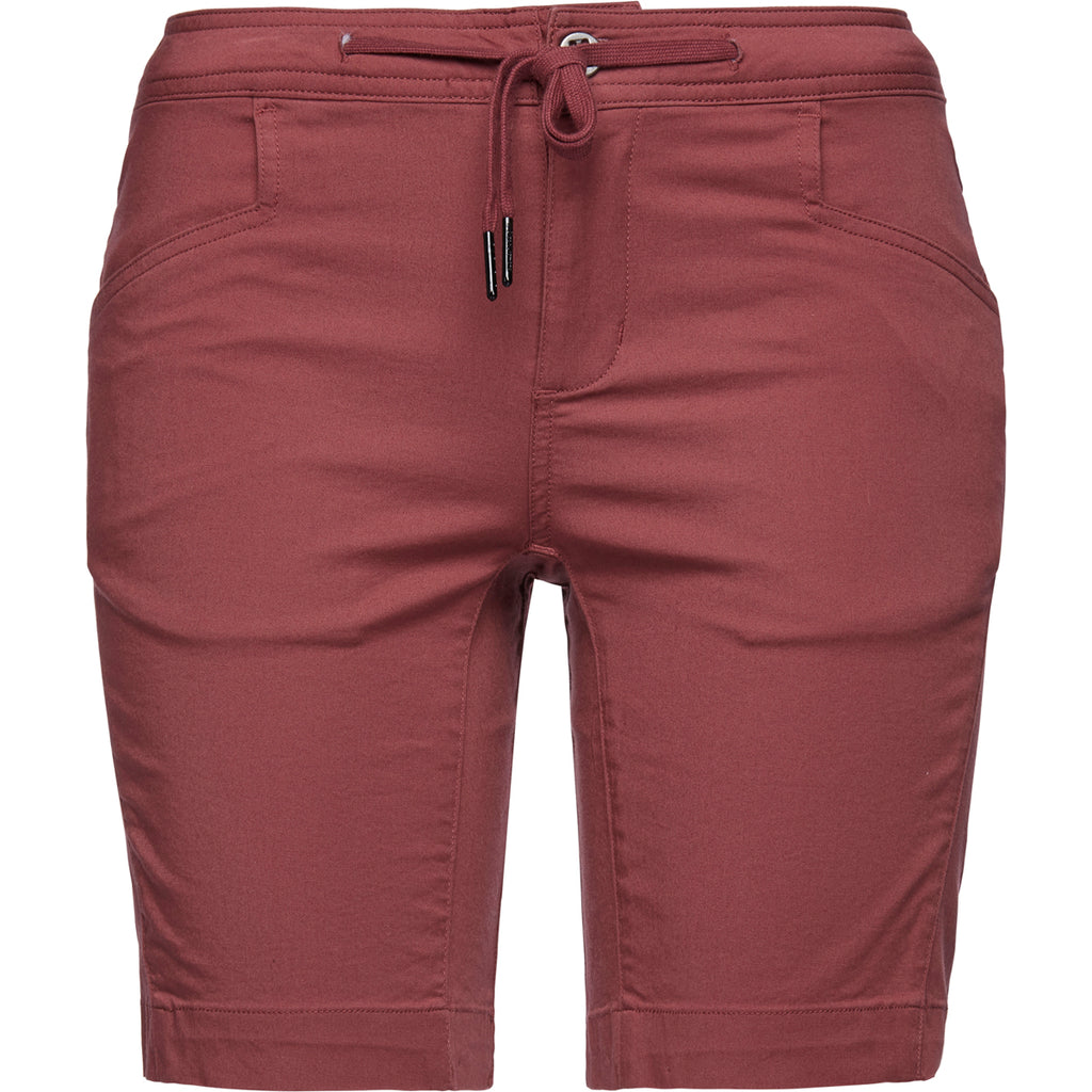 Pantalón Corto Mujer W Credo Shorts Black Diamond Rojo 1