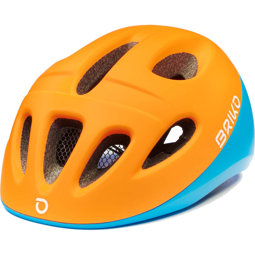 Casco Ciclismo Niño Fury Briko Naranja 1