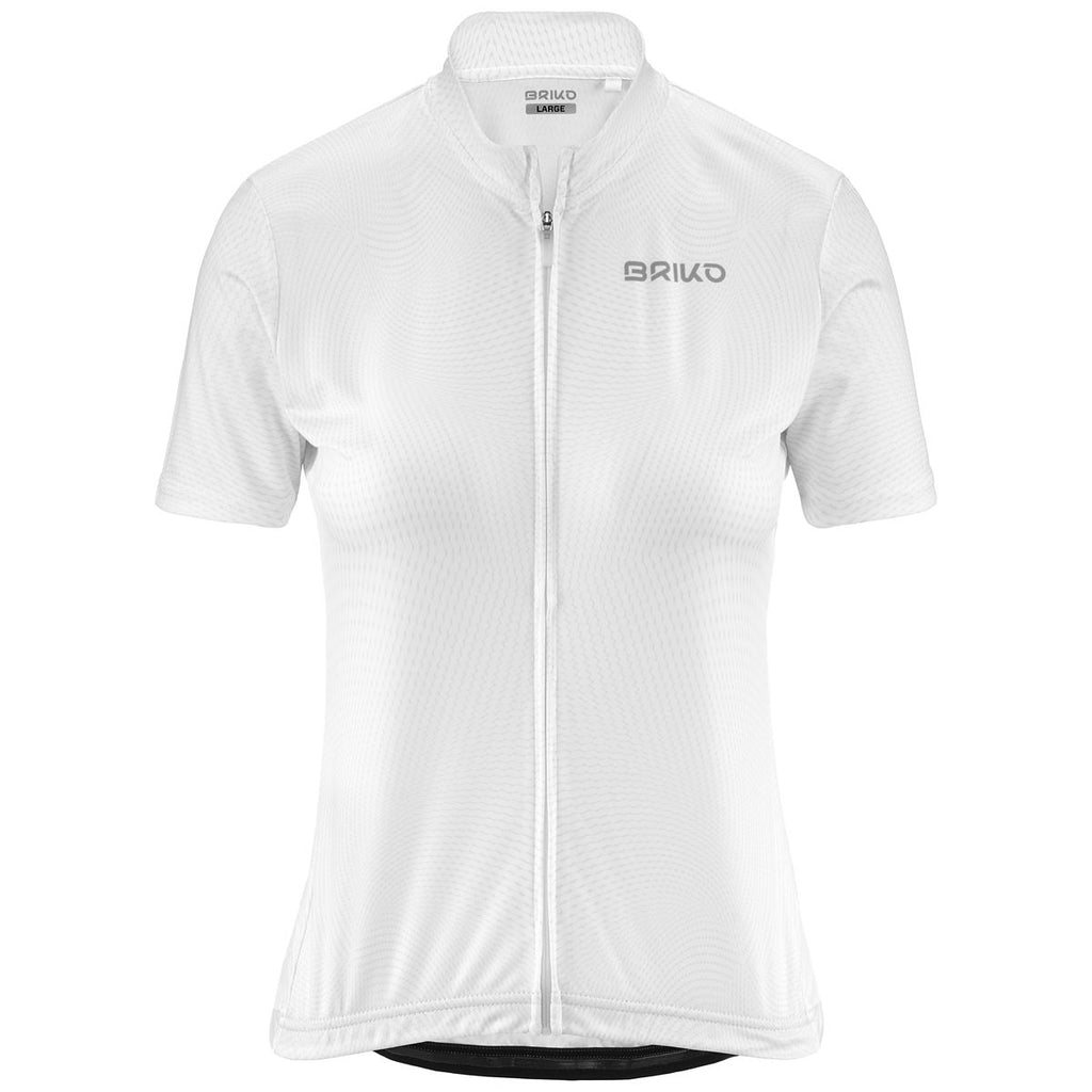 Maillot Ciclismo Mujer Classic Lady Jersey 2.0 Briko Blanco 1