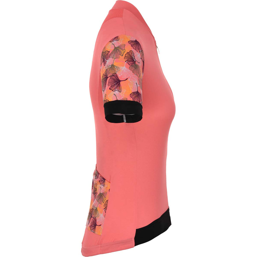 Maillot Ciclismo Mujer Jerseyka Bloom Lady Jersey Briko Rosa 2