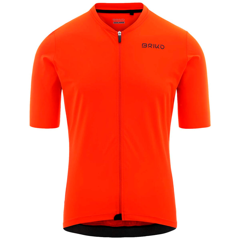 Maillot Ciclismo Hombre Racing Jersey Briko Naranja 1