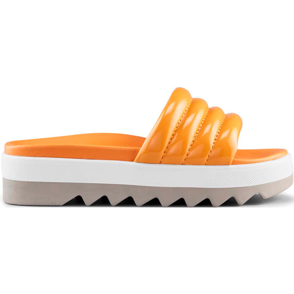 Sandalias Mujer Prato Patent Leather Cougar Shoes Naranja 1