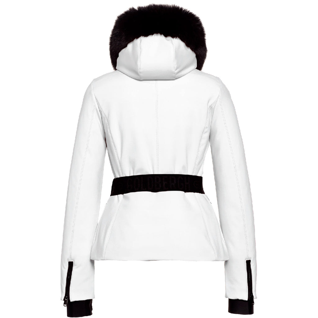 Chaqueta Mujer Hida Ski Jacket Faux Border Goldbergh Blanco 2