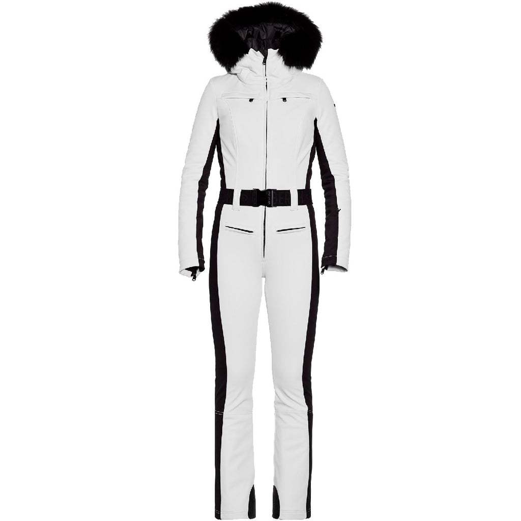 Monos Esquí Mujer Parry Ski Jumpsuit Faux Border Goldbergh Blanco 1