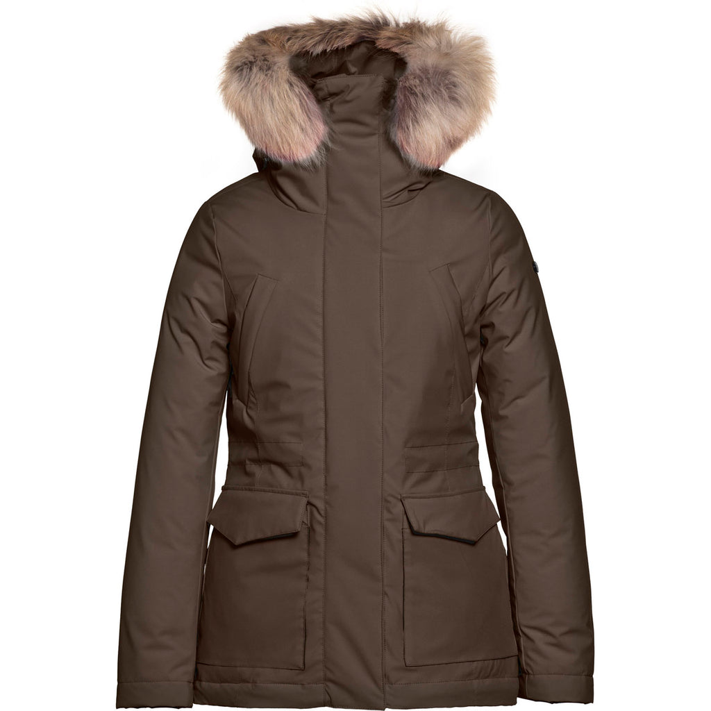 Chaqueta Mujer Park Jacket Real Arctic Raccoo Goldbergh Marrón 1