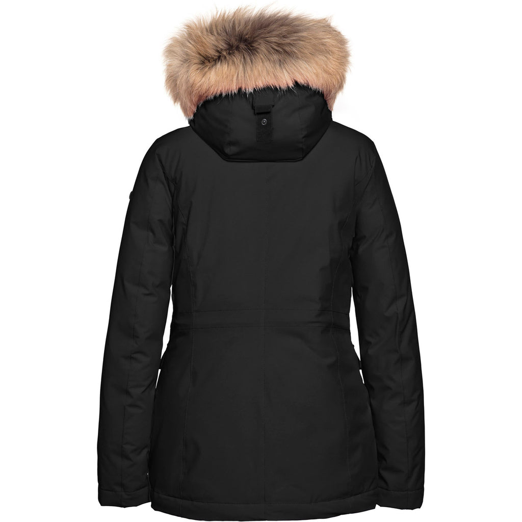 Chaqueta Mujer Park Jacket Real Arctic Raccoo Goldbergh Negro 2