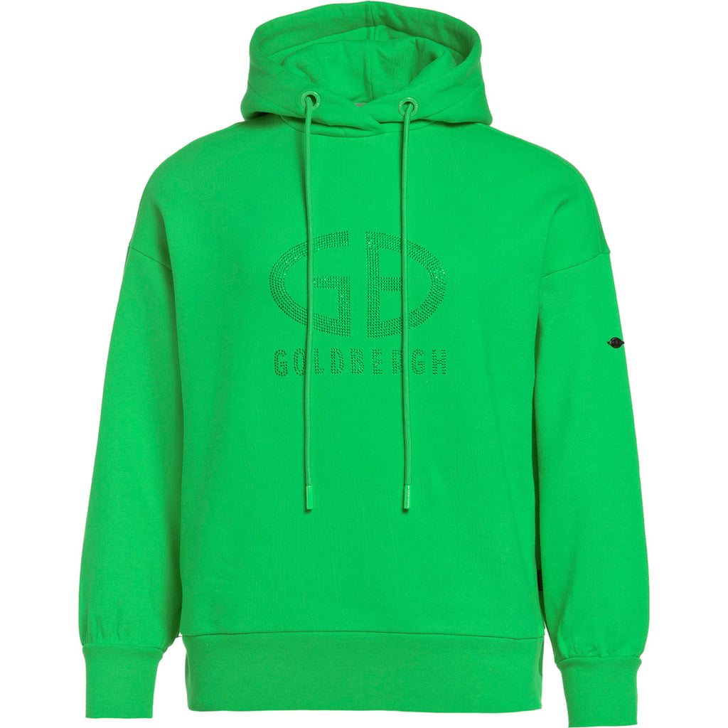 Sudadera Mujer Sparkling Hooded Sweater Goldbergh Verde 1