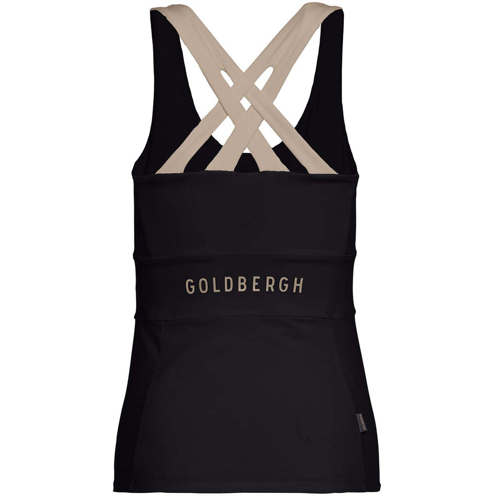 Camiseta De Tirantes Mujer Manhattan Tank Top With Cups Goldbergh Negro 2