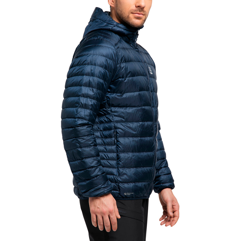 Chaqueta Hombre Roc Down Hood Men Haglöfs Azul 4