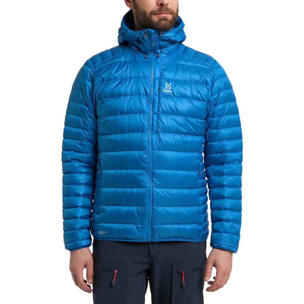 Chaqueta Hombre Roc Down Hood Men Haglöfs Azul 3