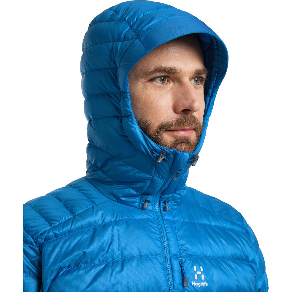 Chaqueta Hombre Roc Down Hood Men Haglöfs Azul 7