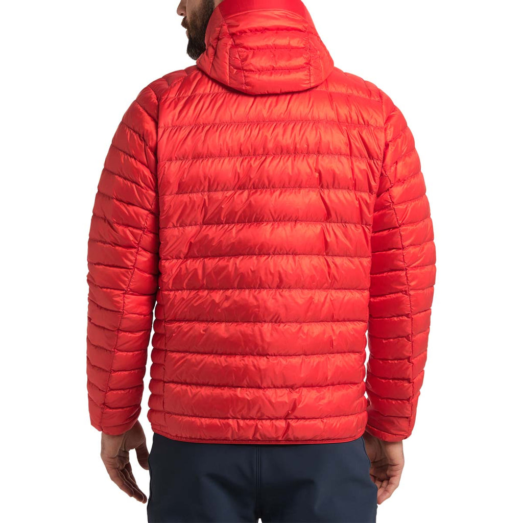 Chaqueta Hombre Roc Down Hood Men Haglöfs Rojo 4