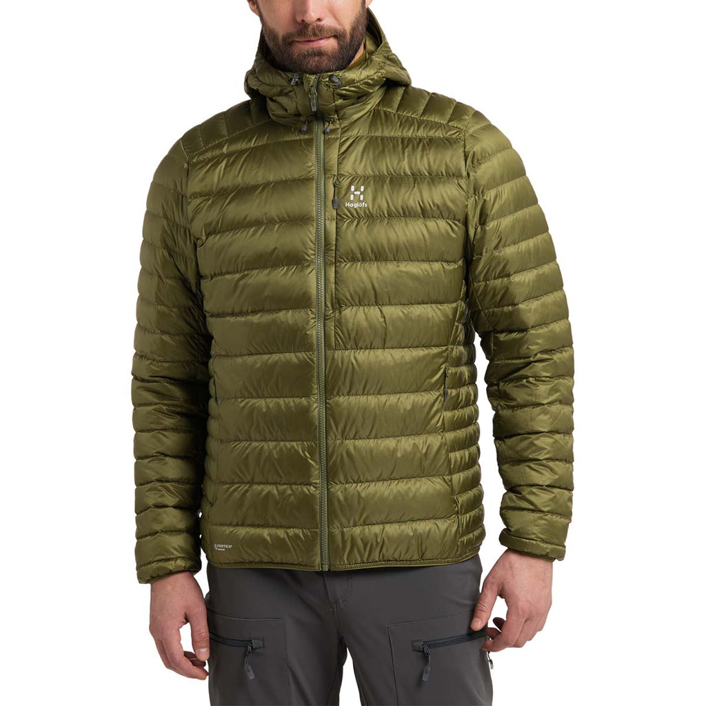 Chaqueta Hombre Roc Down Hood Men Haglöfs Verde 4