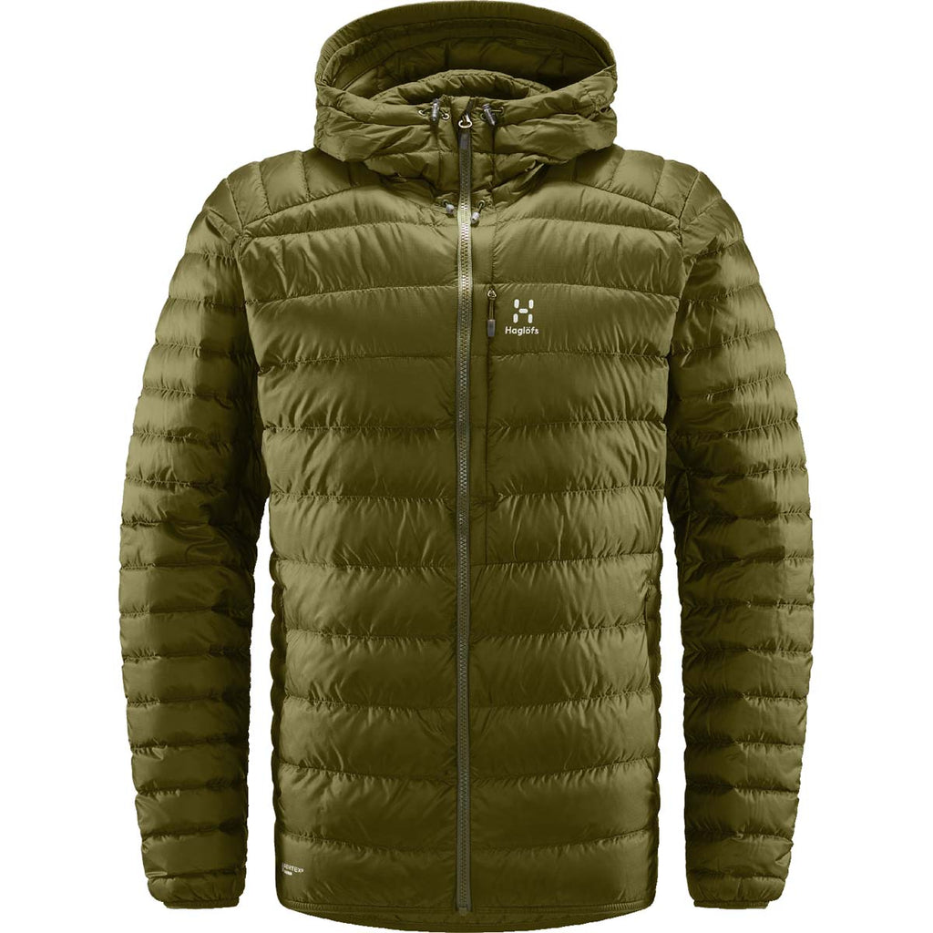 Chaqueta Hombre Roc Down Hood Men Haglöfs Verde 1