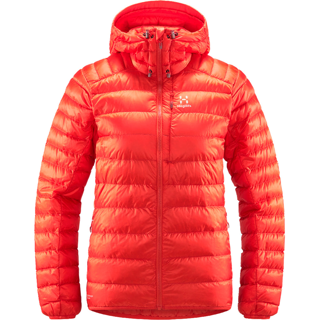 Chaqueta Mujer Roc Down Hood Women Haglöfs Rojo 1