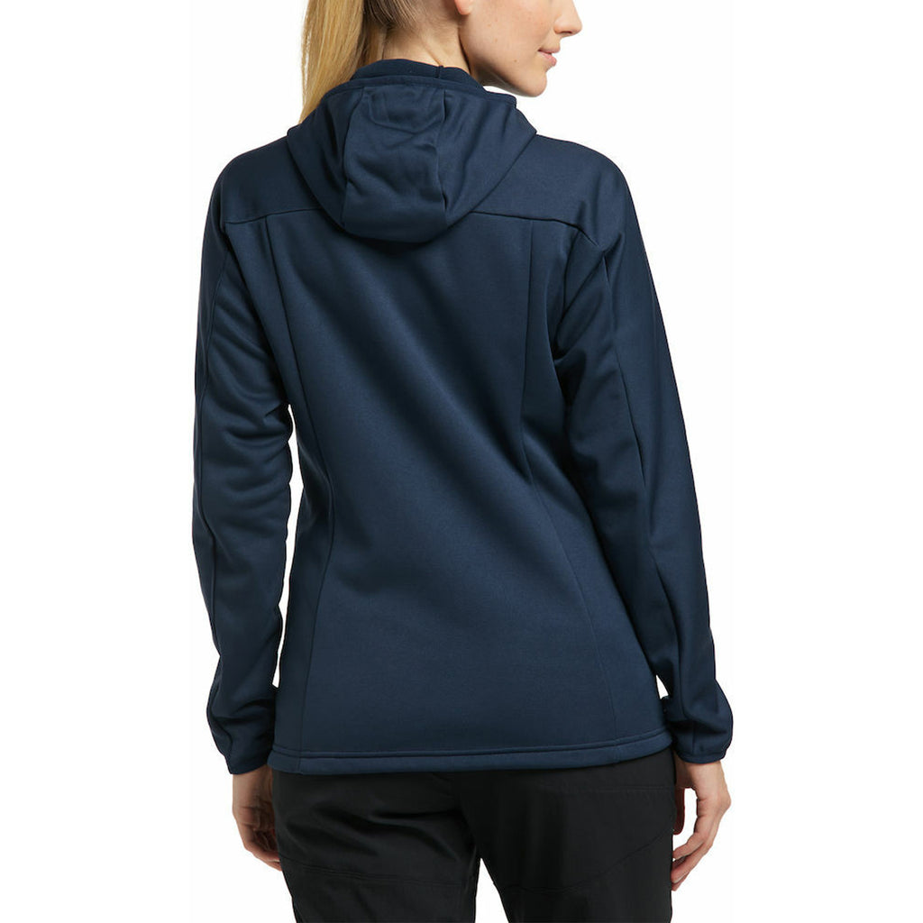 Polar Mujer Frost Mid Hood Womenhood Women Haglöfs Azul 5