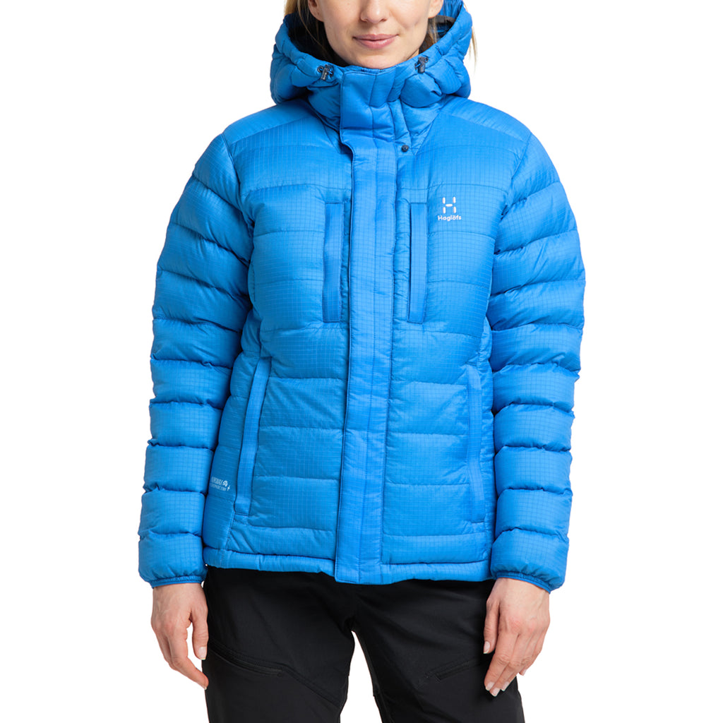 Chaqueta Mujer Reliable Down Hood Women Haglöfs Azul 3