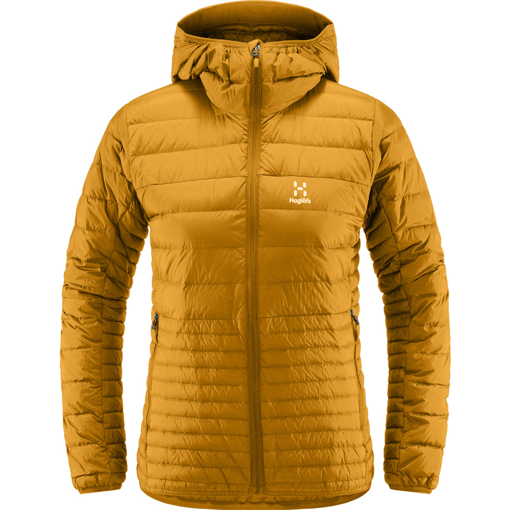 Chaqueta Mujer Micro Nordic Down Hood Women Haglöfs Amarillo 1