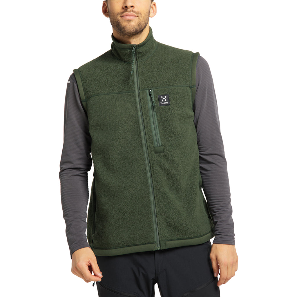 Chaleco Hombre Malung Pile Vest Men Haglöfs Verde 3