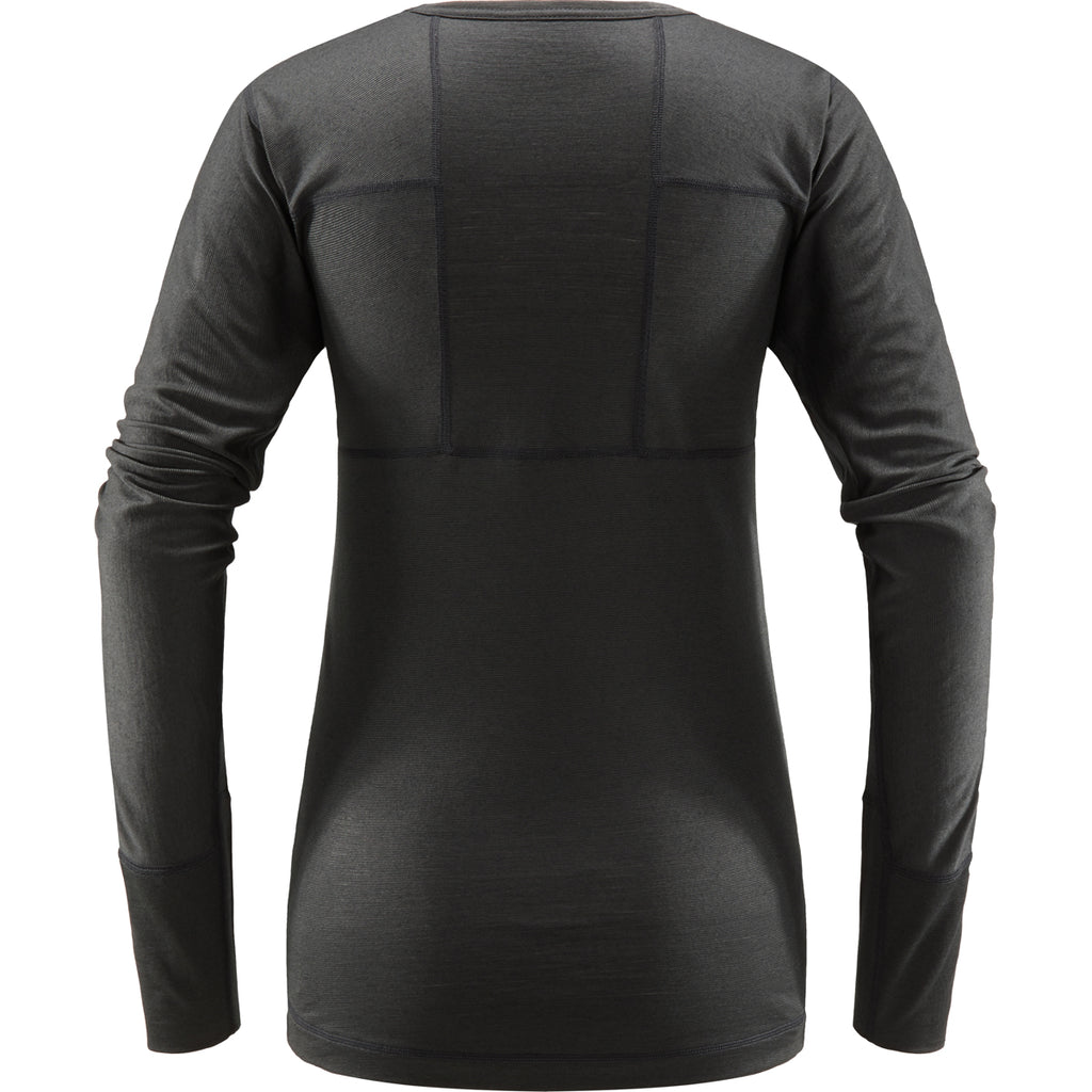 Ropa Térmica Mujer Natural Blend Tech Crew Neck W Haglöfs Negro 2