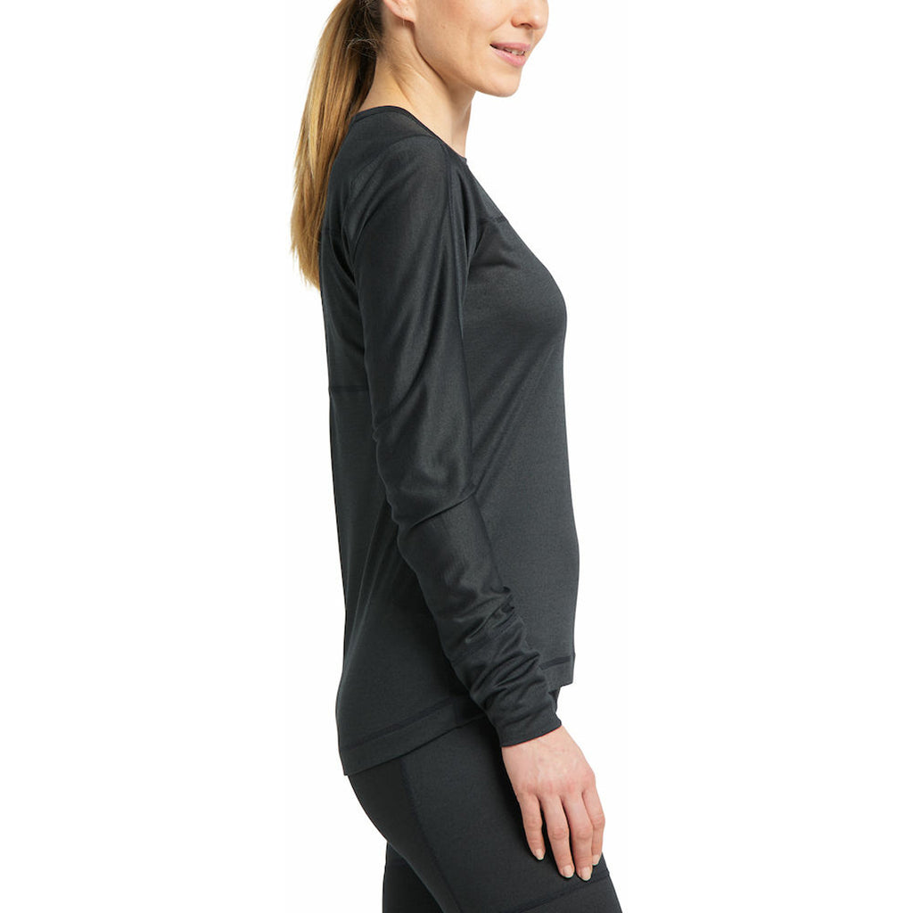 Ropa Térmica Mujer Natural Blend Tech Crew Neck W Haglöfs Negro 5