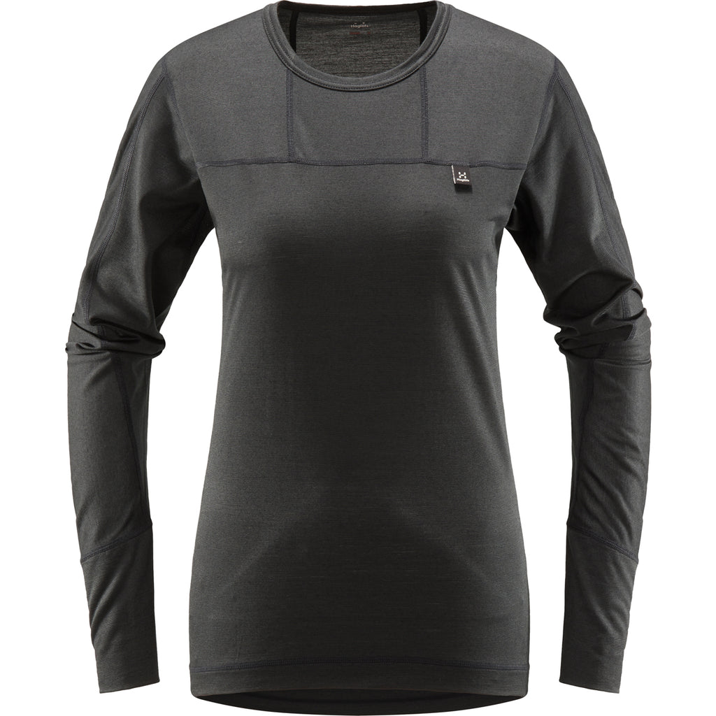 Ropa Térmica Mujer Natural Blend Tech Crew Neck W Haglöfs Negro 1