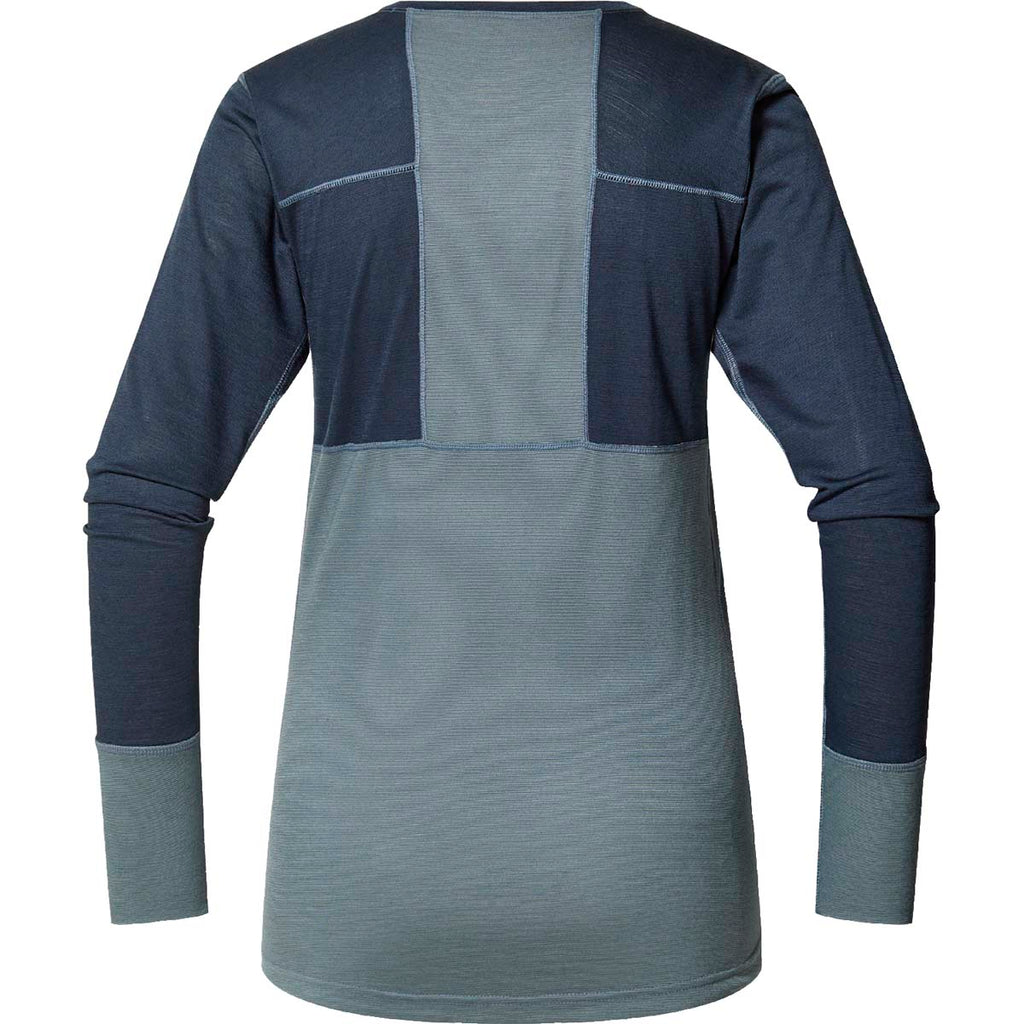 Ropa Térmica Mujer Natural Blend Tech Crew Neck W Haglöfs Azul 2