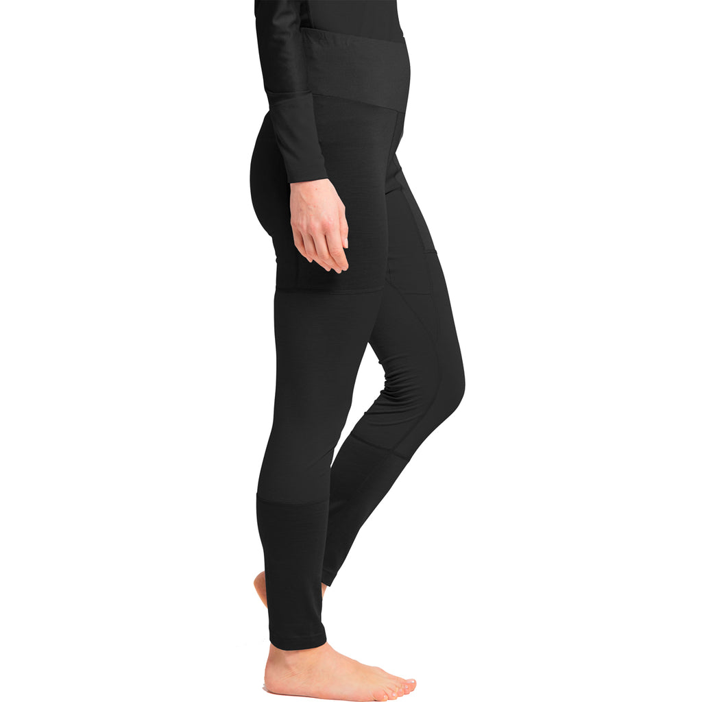 Ropa Térmica Mujer Natural Blend Tech Long Johns Haglöfs Negro 5