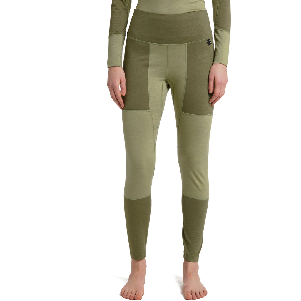 Ropa Térmica Mujer Natural Blend Tech Long Johns Haglöfs Verde 3