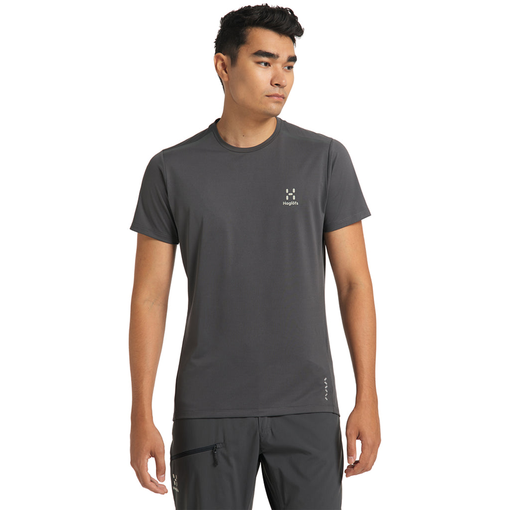 Camiseta Hombre L.I.M Tech Tee Men Haglöfs Gris 3