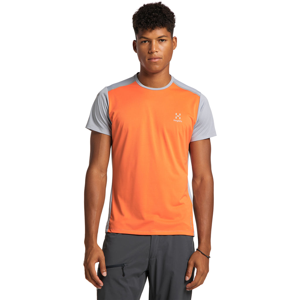 Camiseta Hombre L.I.M Tech Tee Men Haglöfs Naranja 3