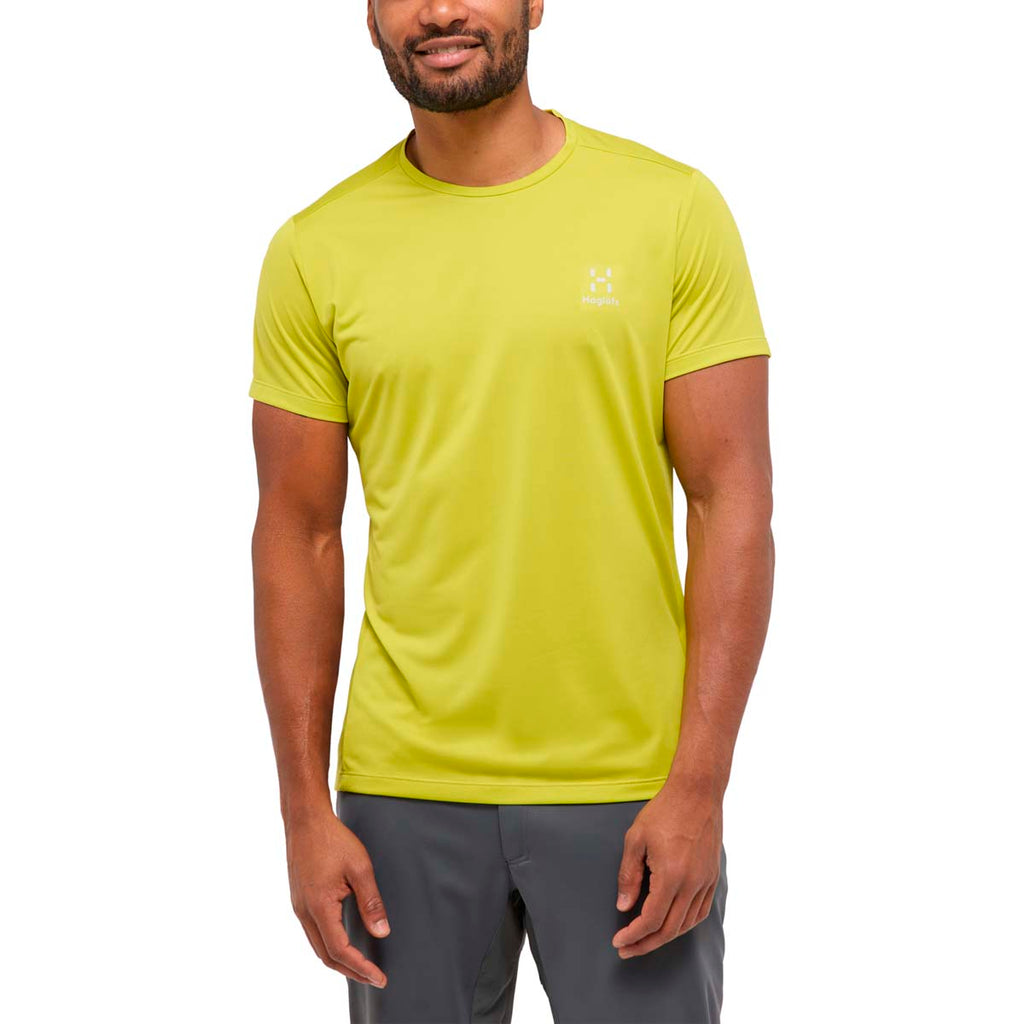 Camiseta Hombre L.I.M Tech Tee Men Haglöfs Amarillo 3