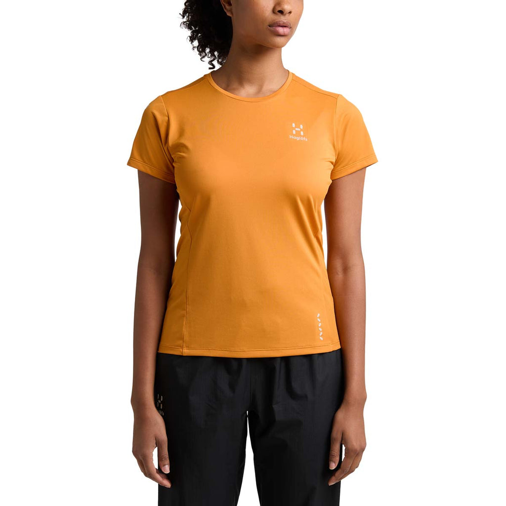 Camiseta Mujer L.I.M Tech Tee Women Haglöfs Amarillo 3