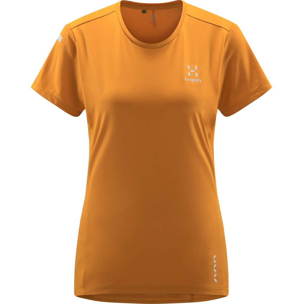 Camiseta Mujer L.I.M Tech Tee Women Haglöfs Amarillo 1