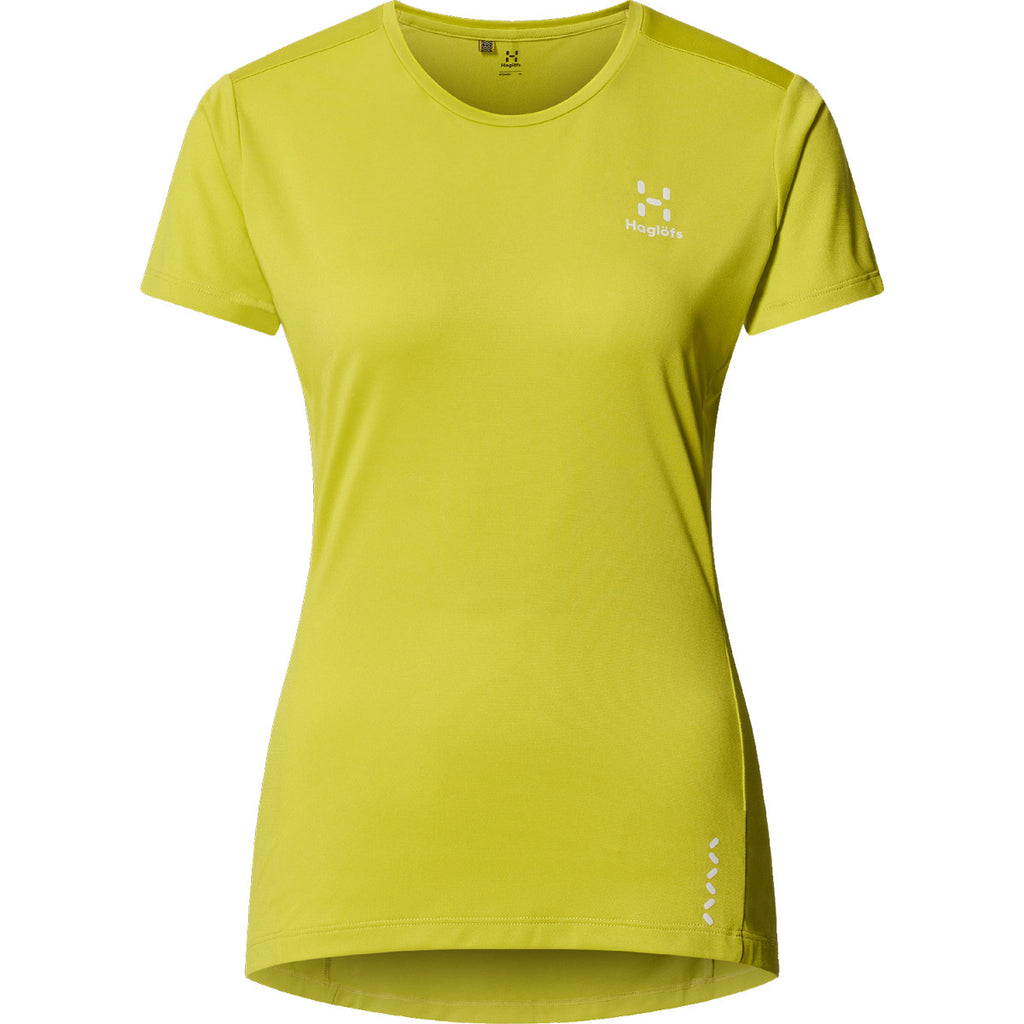 Camiseta Mujer L.I.M Tech Tee Women Haglöfs Amarillo 1